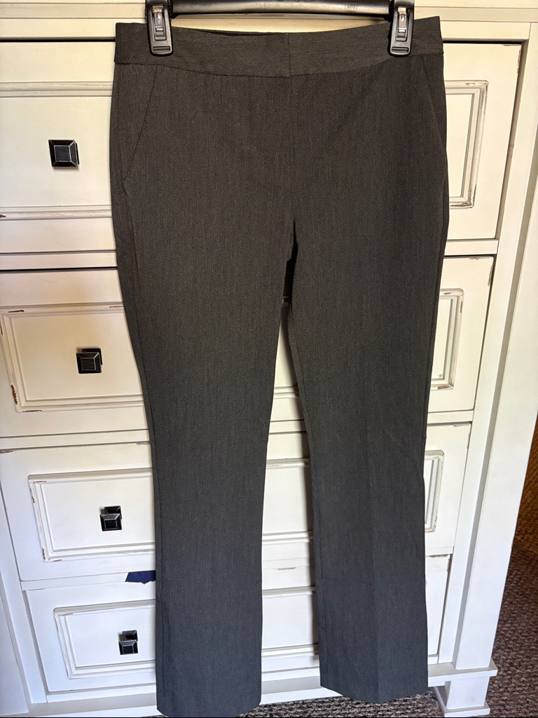 Express Women's Straight Leg Pants Gray